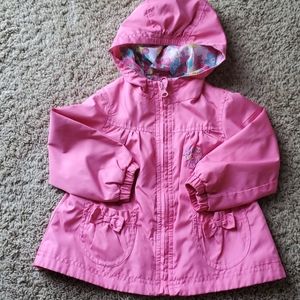Toddler girls lightweight rain jacket